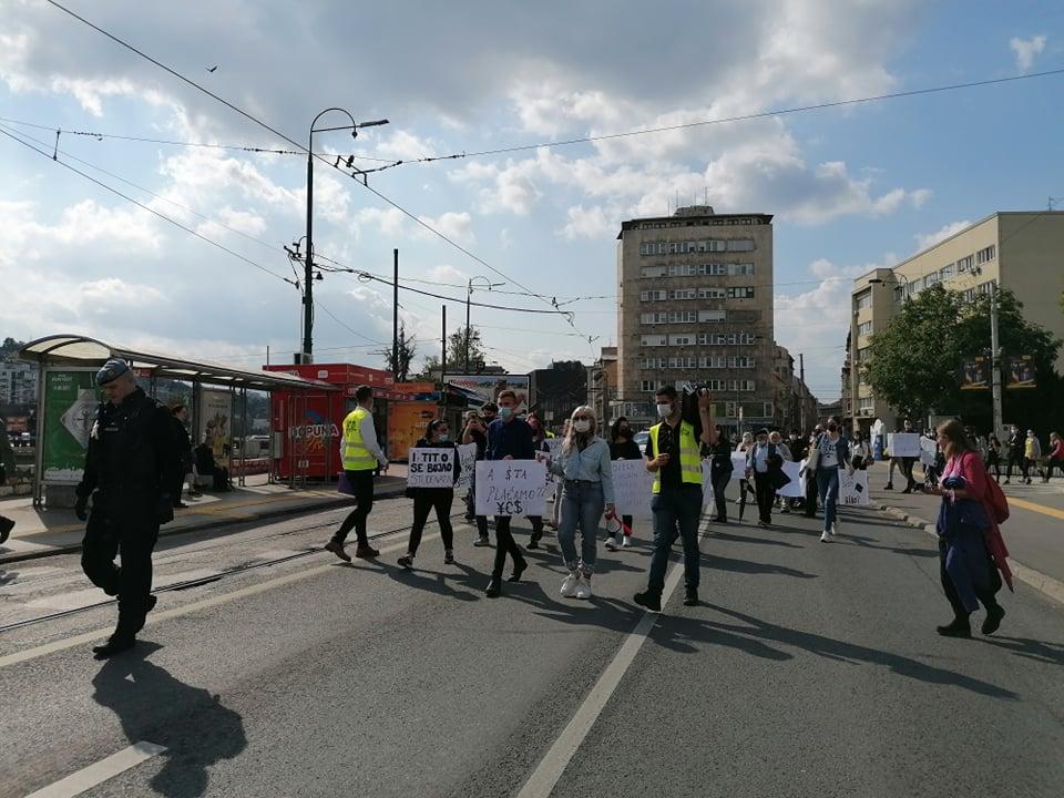 Studenti ponovo na ulicama: Naši zahtjevi su transparentni