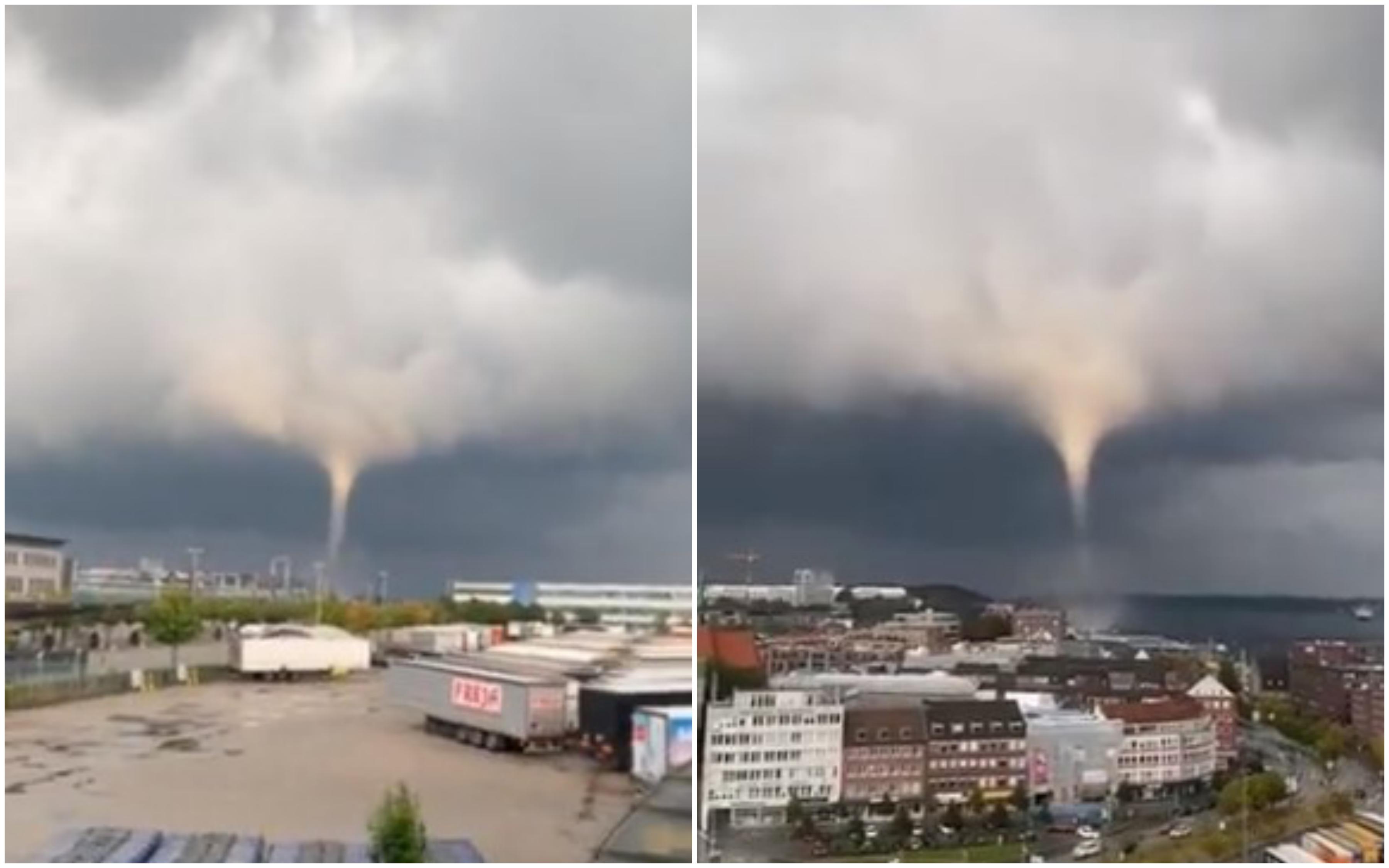 Tornado u njemačkom Kilu čupao krovove i dizao čamce iz vode