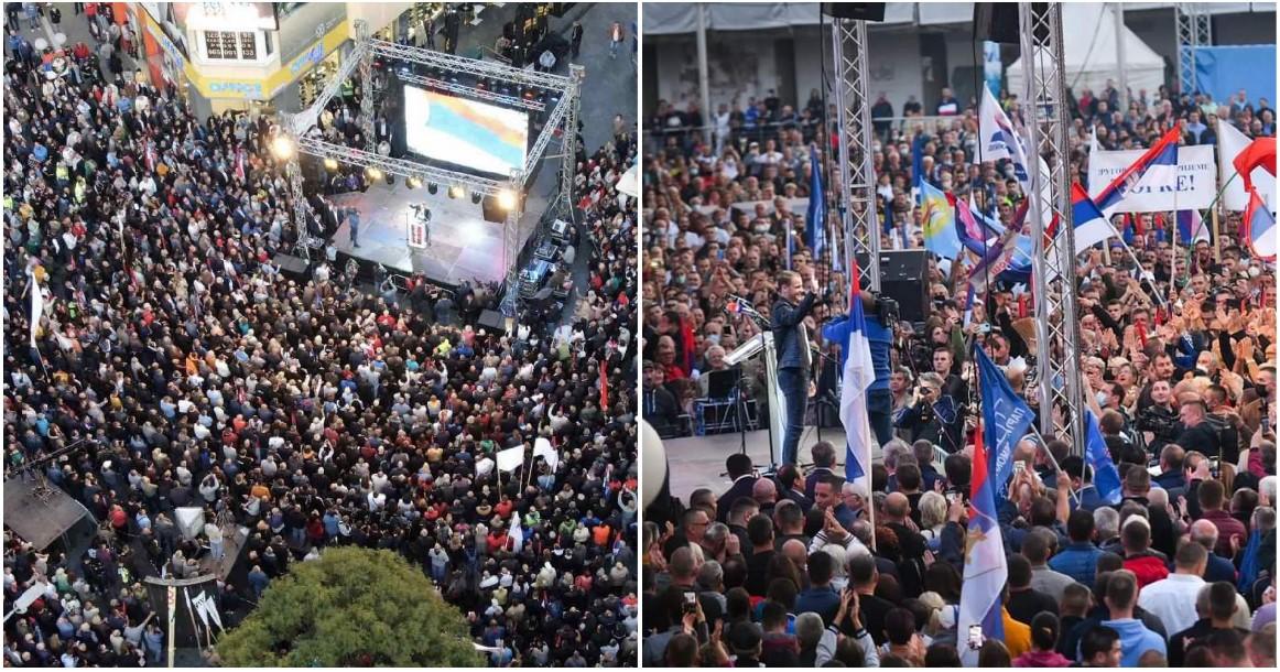 SDS želi dokazati: Slike sa protesta u Banjoj Luci demantiraju spinove vlasti o broju prisutnih