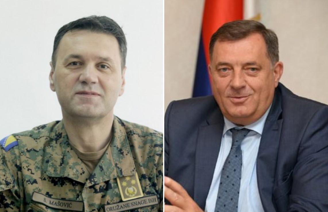 General Mašović za "Avaz" o izjavama Dodika: Nikakvo anketiranje u Oružanim snagama nije sprovedeno