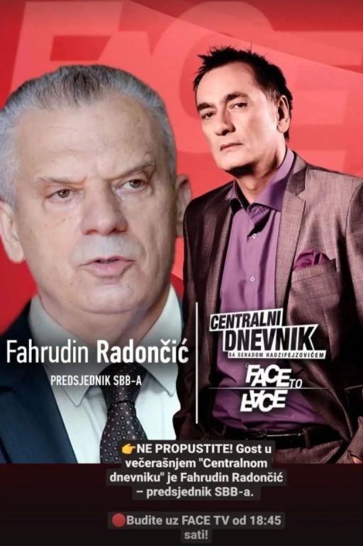 Radončić gost u Centralnom dnevniku - Avaz