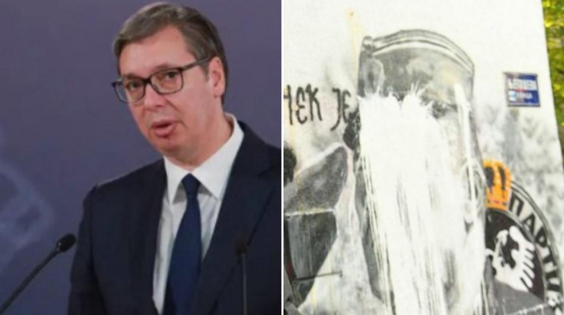 Vučić o događajima zbog murala osuđenog ratnog zločinca Ratka Mladića: Ko bi izvukao deblji kraj da tamo nije bilo policije