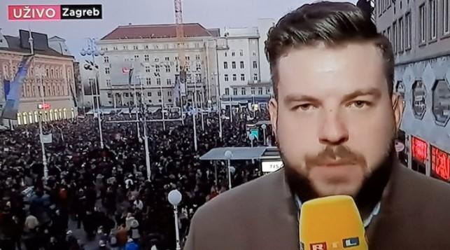 Novinar RTL-a: Prosvjednici su me napali s leđa, dobio sam lakat u rebra i dva šamara