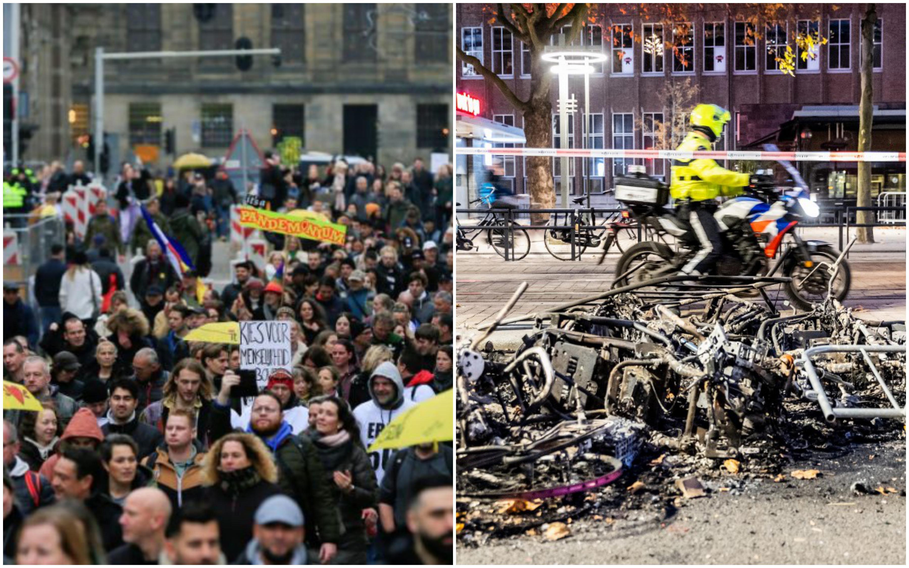 U Nizozemskoj drugi dan zaredom protesti protiv strožijih mjera, povrijeđeno pet policajaca