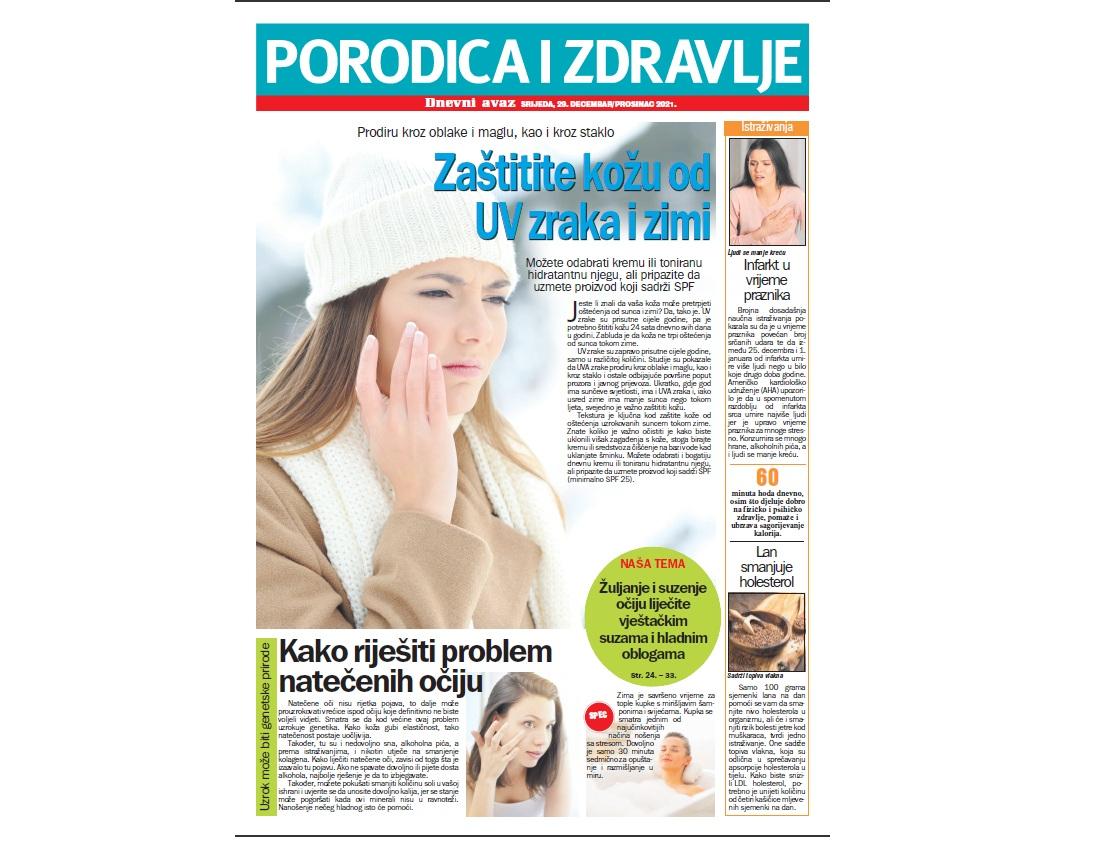 Poklon prilog našim čitaocima: Porodica i zdravlje / Žuljanje i suzenje očiju liječite vještačkim suzama i hladnim oblogama