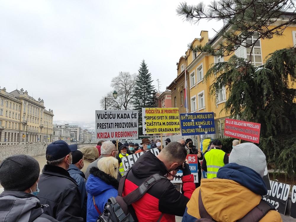 Protesti bh.građana - Avaz