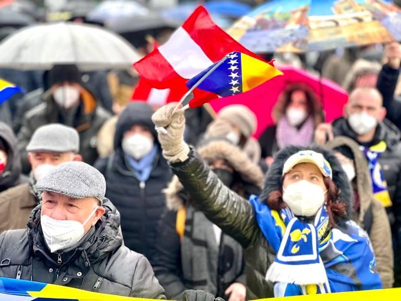 S današnjeg protesta u Beču - Avaz