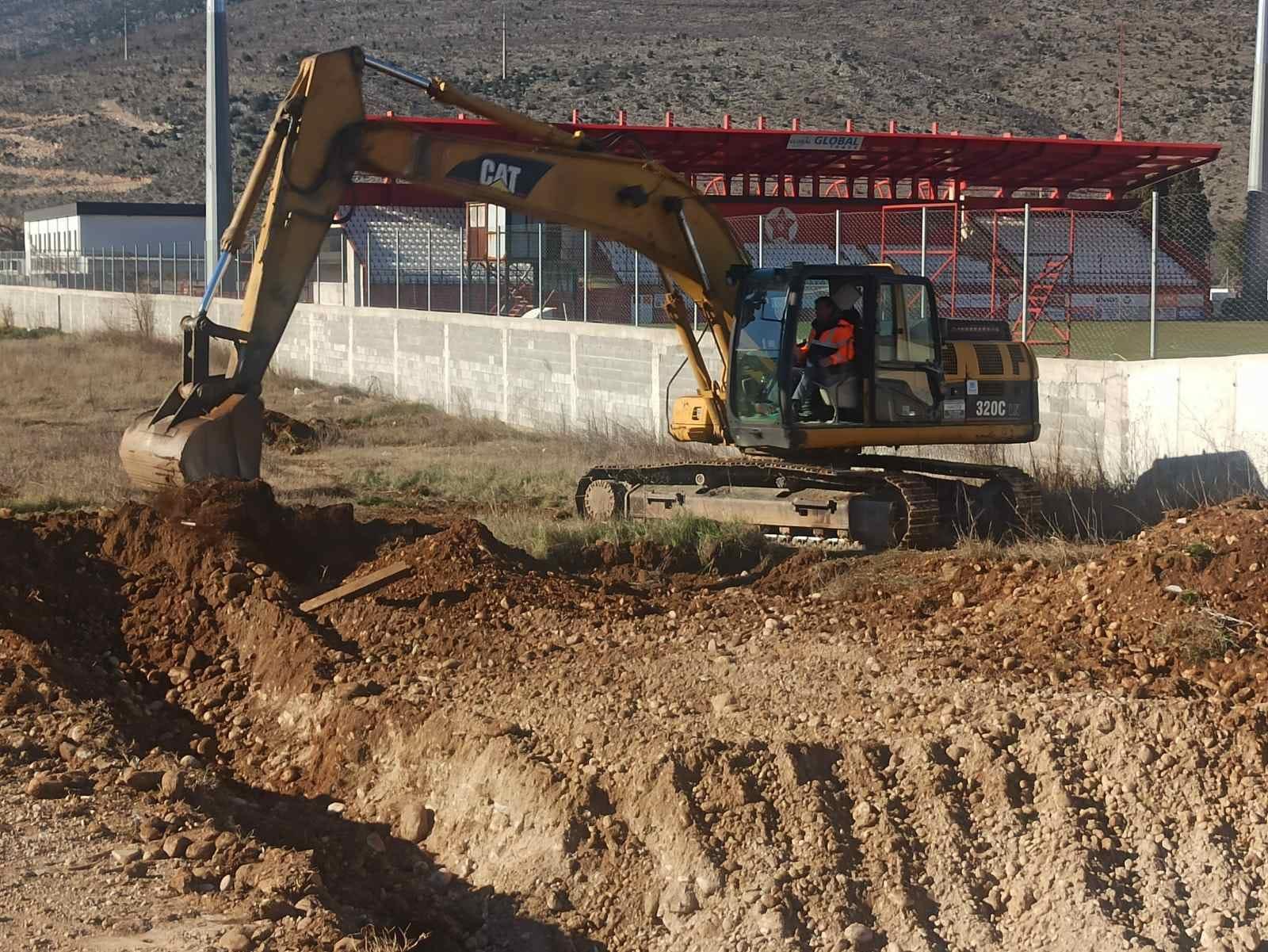 Počeli pripremni radovi za izgradnju južne tribine stadiona „Rođeni“