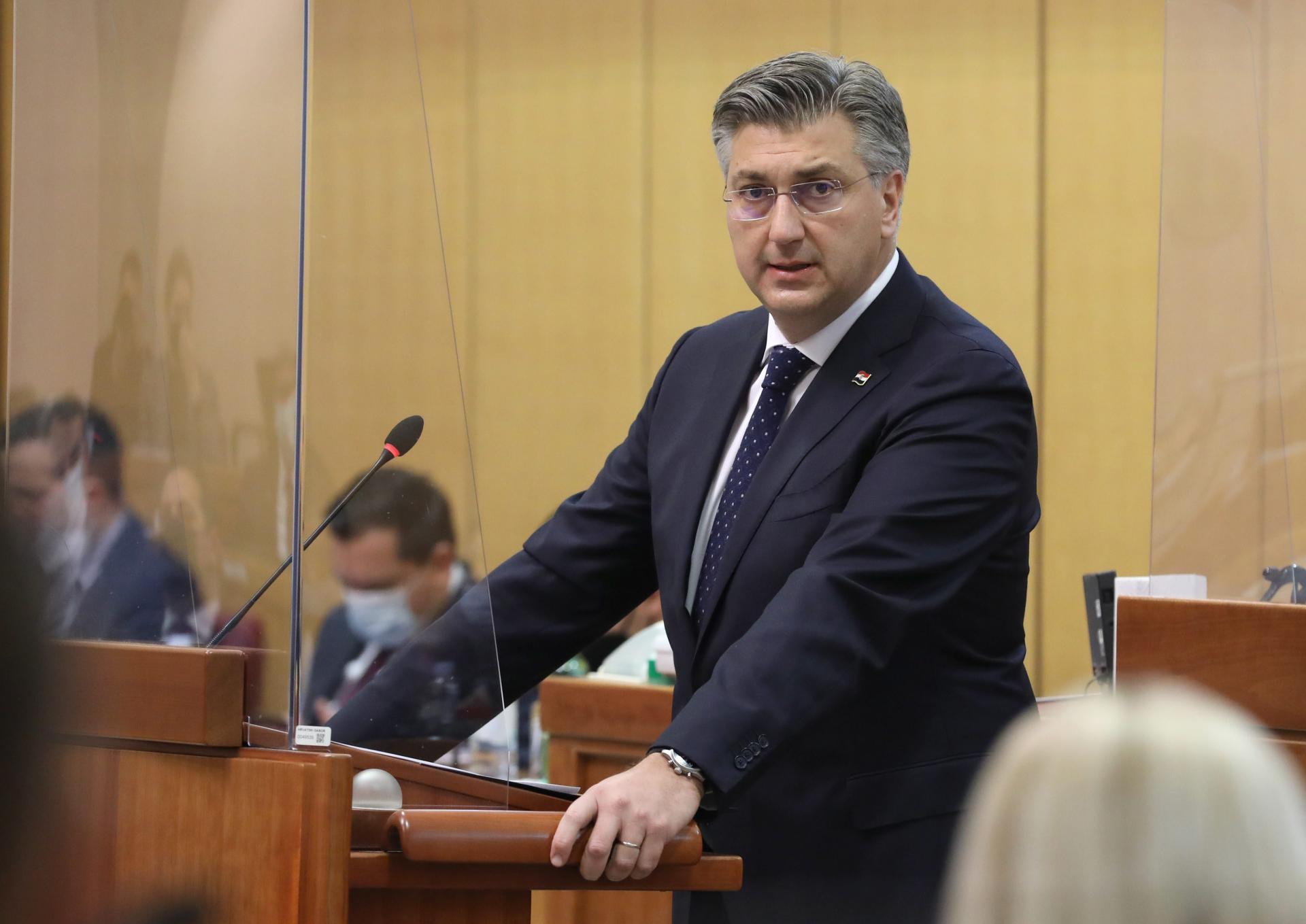 Plenković u Saboru o Ukrajini: Oštro osuđujemo rusku agresiju, ovo je rat Golijata protiv Davida