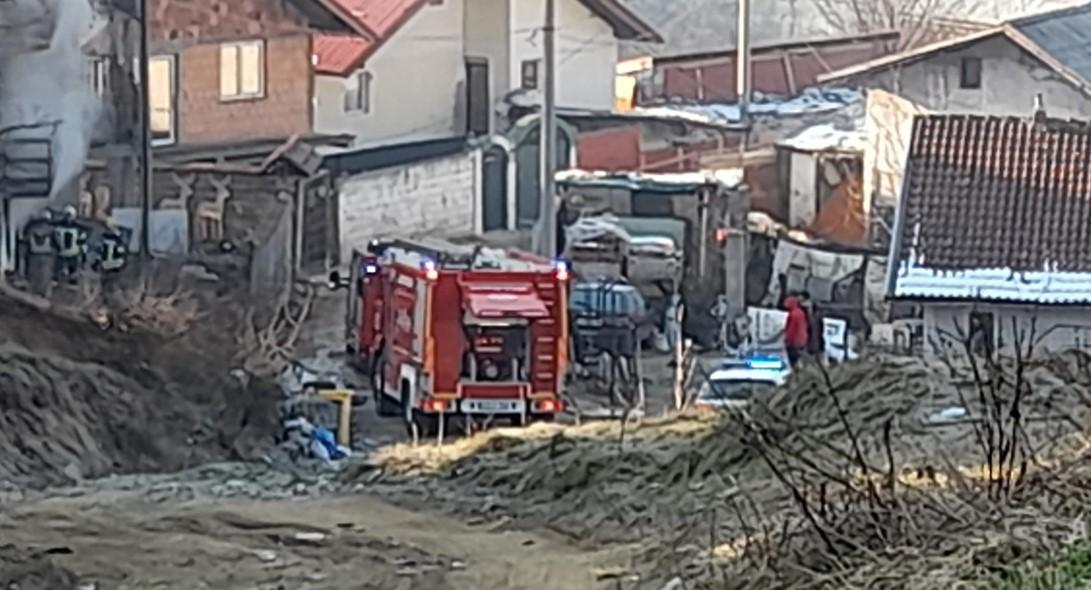 Požar u Sarajevu: Gorjele veće količine smeća