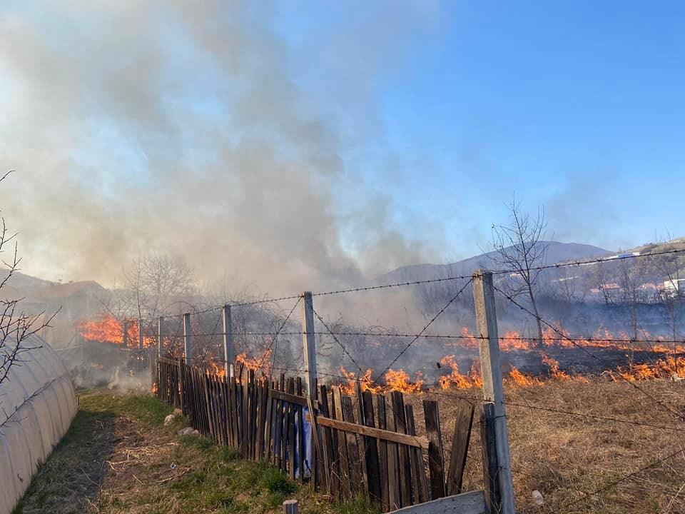 Gori trava a u blizini plasetnik - Avaz