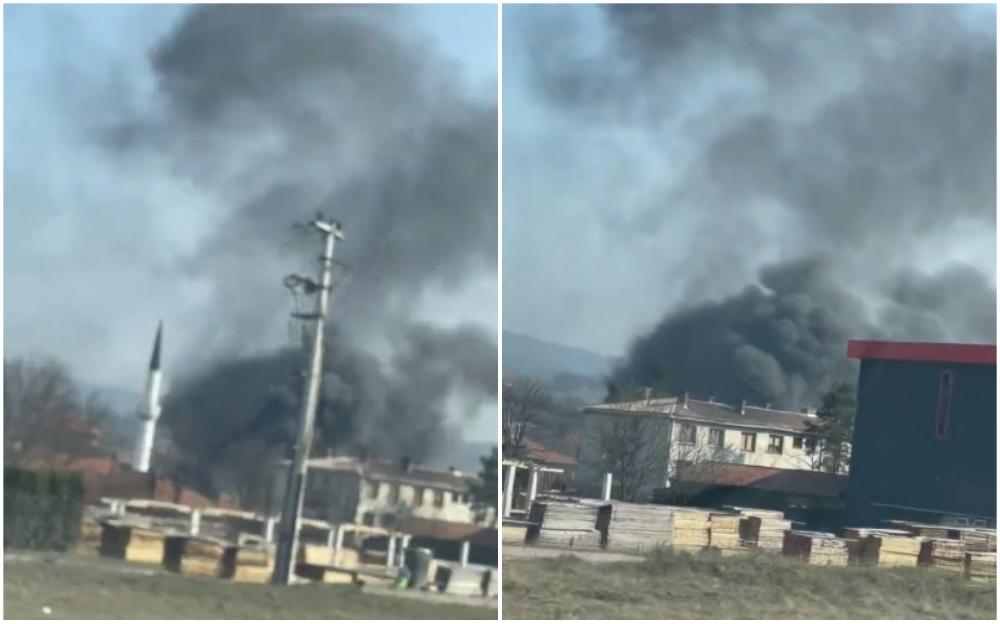 Veliki požar u Brezi, vatrogasci na terenu