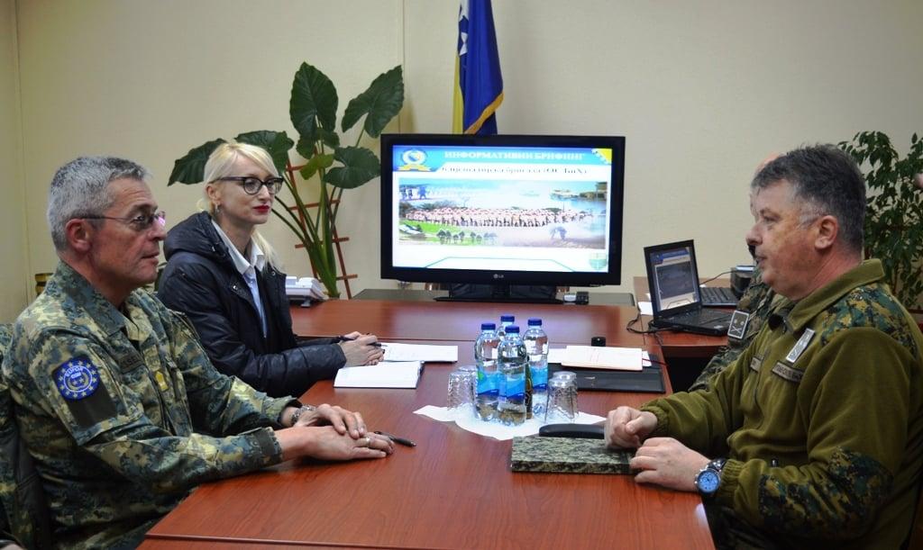 Generalmajor Veseli prisustvovao vježbi "Borba u naseljenom mjestu" u Banjoj Luci