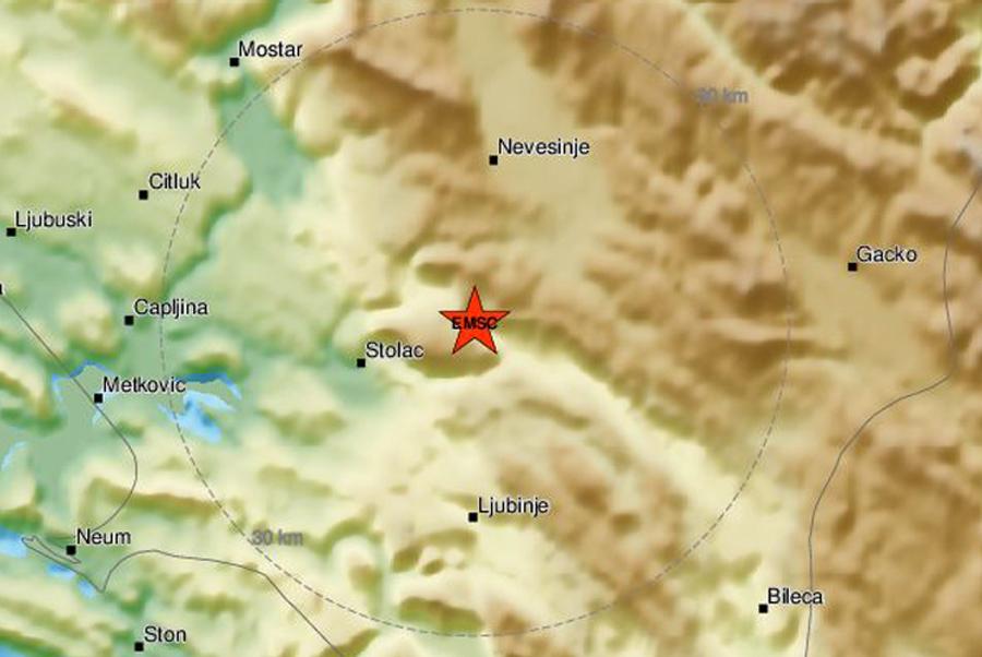 Potvrdio Federalni hidrometeorološki zavod: Zemljotres jačine 5,6 stepeni pogodio BiH