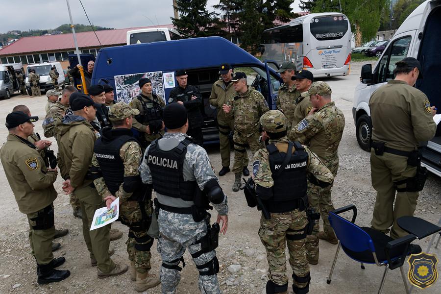 Policijski službenici FUP-a učestvovali u zajedničkoj vježbi u organizaciji Ambasade SAD u Sarajevu