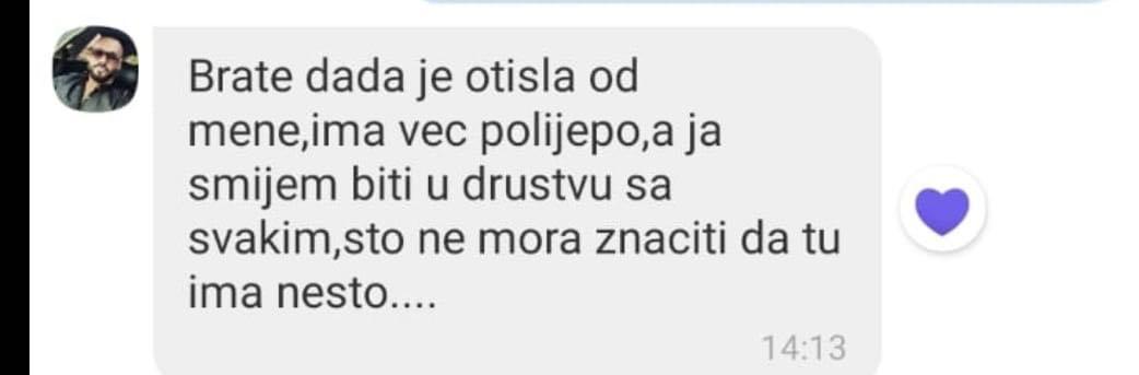 Poruke koje je Jasmin slao prijatelju - Avaz