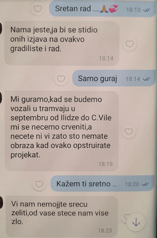 Dio poruka koje je Jahić poslao Poturku - Avaz