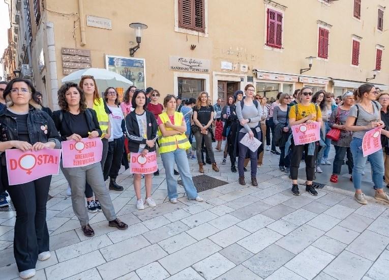 Sa protesta u Zadru - Avaz