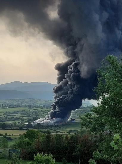 Požar u postrojenju kompanije Austrotherm u Bihaću - Avaz