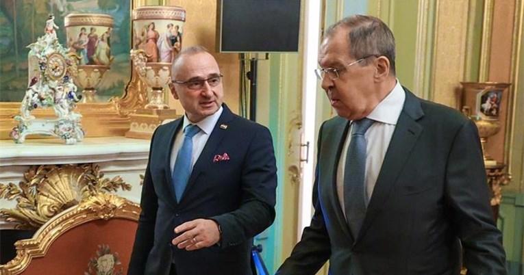 Ministri vanjskih poslova Hrvatske i Rusije, Gordan Grlić-Radman i Sergej Lavrov - Avaz