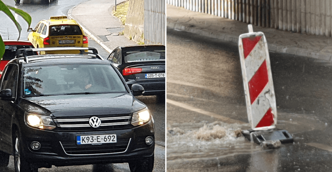 Podvožnjak u Buća Potoku je materijal za naučnike: Opet malo jači pljusak i opet voda "izbila" šaht, zna li se gdje je Semir Efendić?