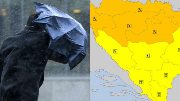 Upozorenje meteorologa traje do sutra navečer - Avaz