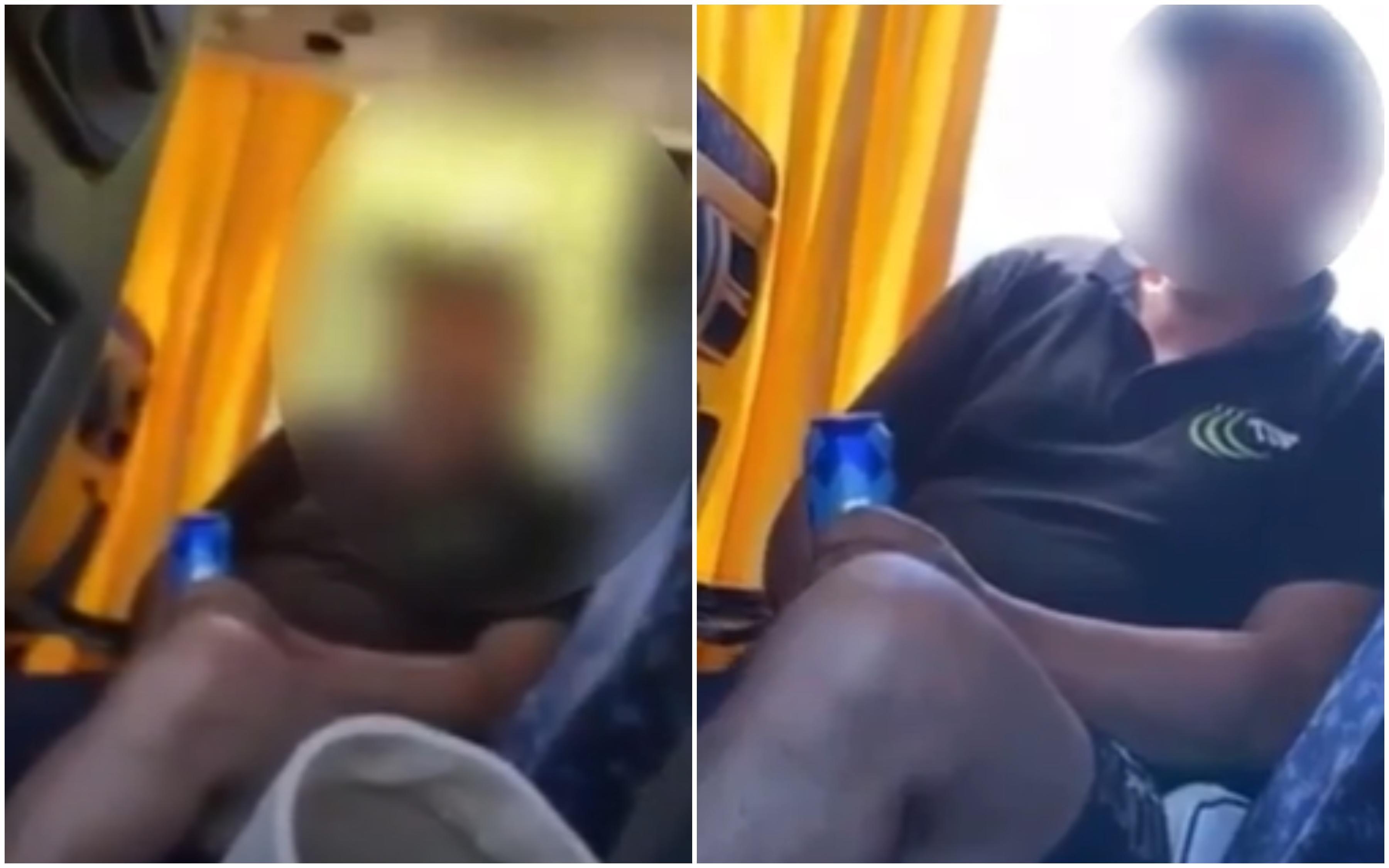 Šokantan video iz autobusa na relaciji Brčko - Tuzla: Manijak se u autobusu samozadovoljavao ispred djevojke, ona ga snimila!