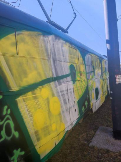 Uhvaćen počinilac koji je crtao grafite na tramvajima