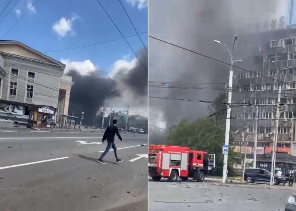 Zelenski objavio potresan video: Rakete su pogodile centar grada, ubijeno je dijete