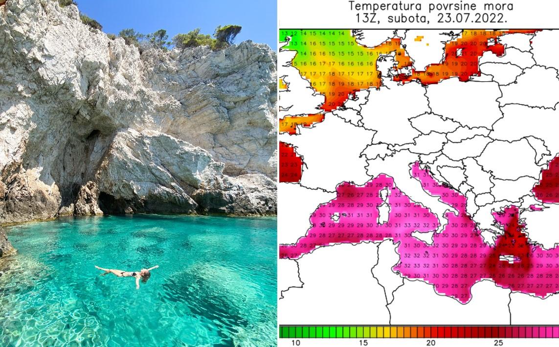 Temperatura mora u Hrvatskoj ide do 28 stepeni