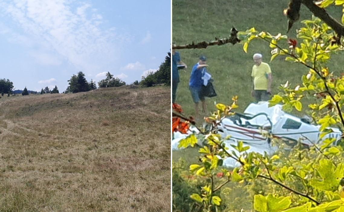 Dan nakon pada letjelice na Nišićima: Olupina odnesena, vide se tragovi pada na zemlji