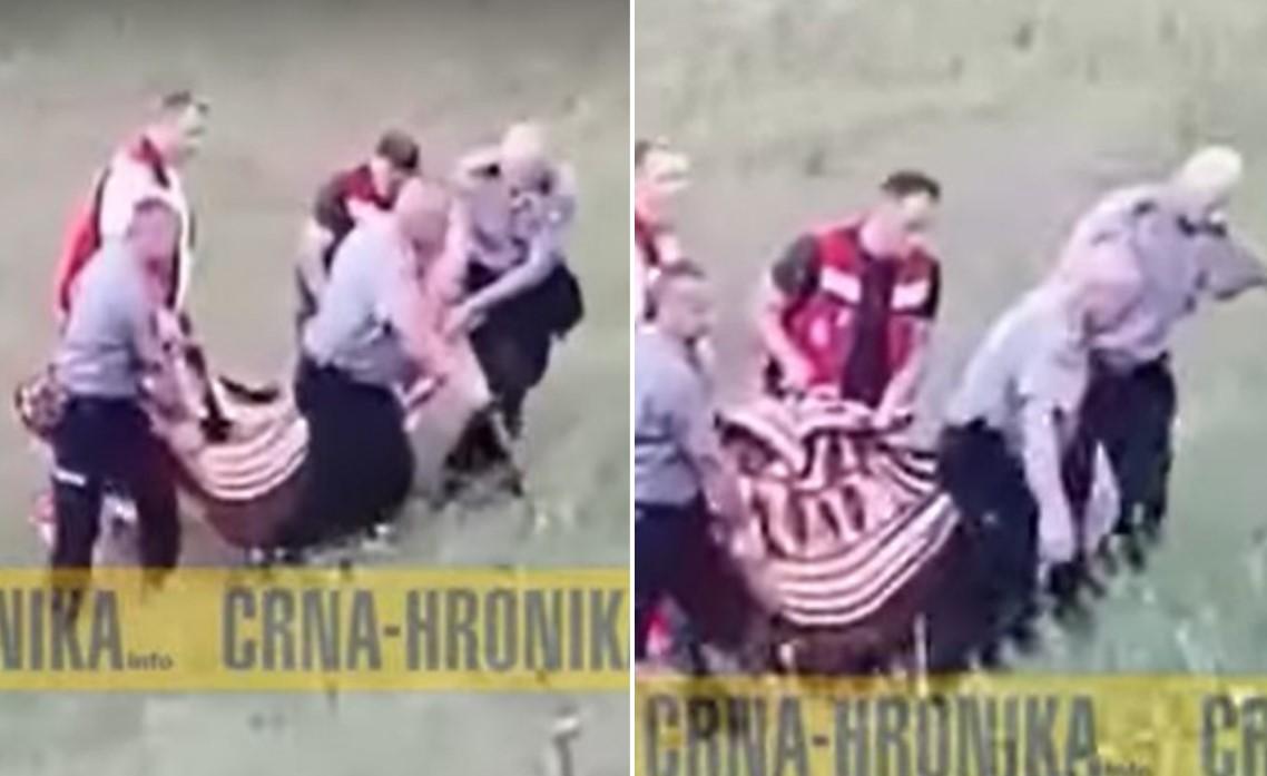 Video / Policija iznosi razbojnika kojeg je upucala žena u kući