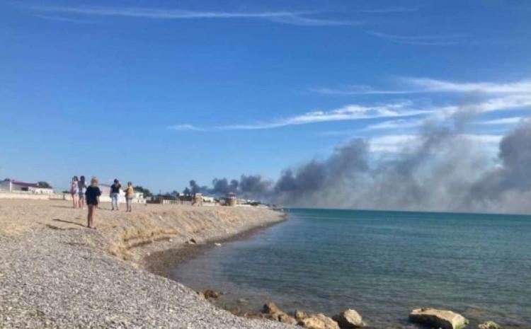 Ukrajina: U eksplozijama na vojnom aerodromu na Krimu uništeno 9 ruskih aviona