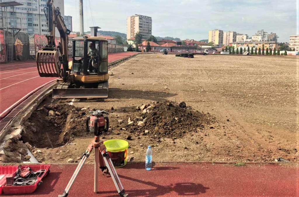 Nastavljeni radovi na stadionu Tušanj