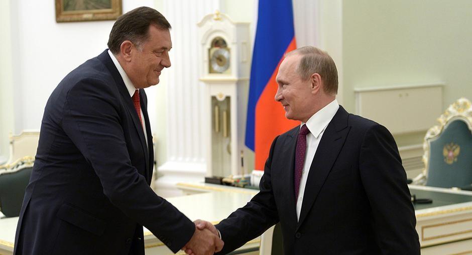 Milorad Dodik i Vladimir Putin - Avaz