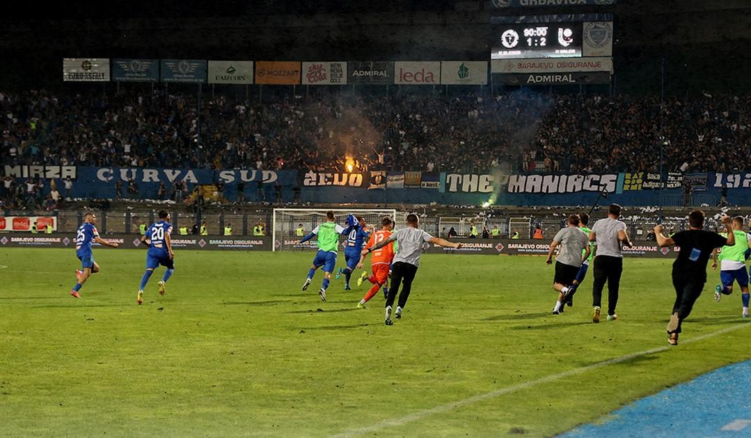 Veliko slavlje domaćih poslije izjednačujućeg gola - Avaz