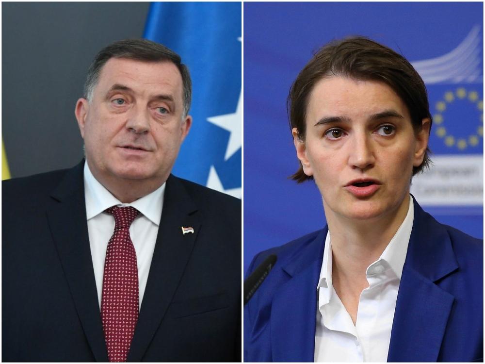 Milorad Dodik čestitao Ani Brnabić imenovanje za mandatara za sastav nove vlade Srbije