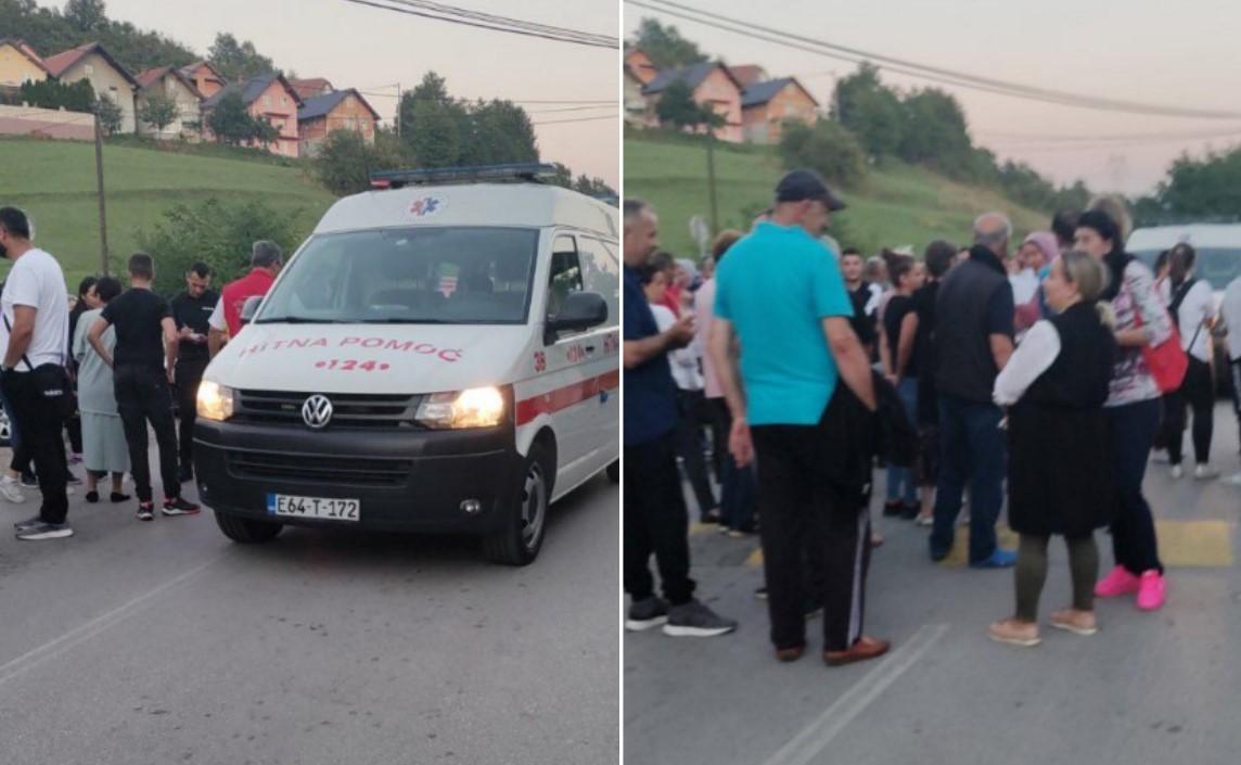 Incident na protestima u Dobroševićima: Pokušao proći autom, pa udario dvije žene