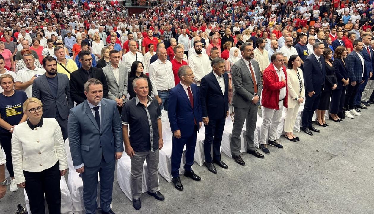 From the central rally of the united opposition in Zenica - Avaz