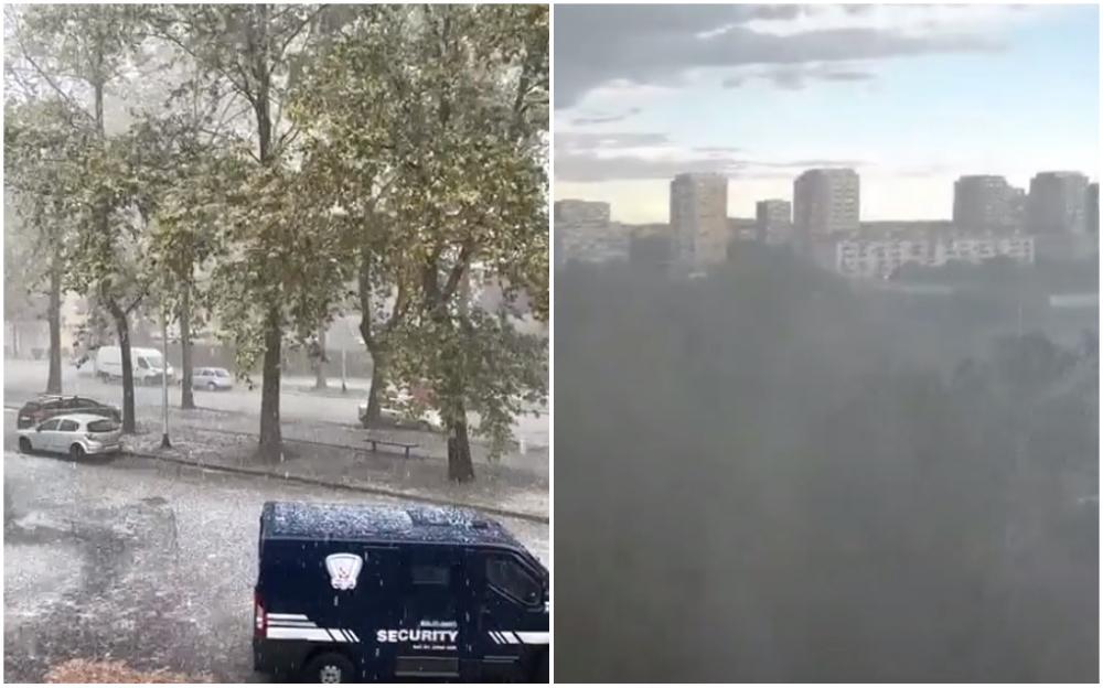 Video / Snažno nevrijeme pogodilo Zagreb, padala tuča veličine lješnjaka