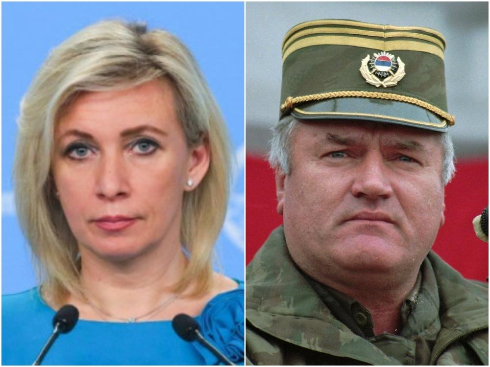 Zaharova traži da se ratni zločinac Ratko Mladić oslobodi iz "humanitarnih" razloga