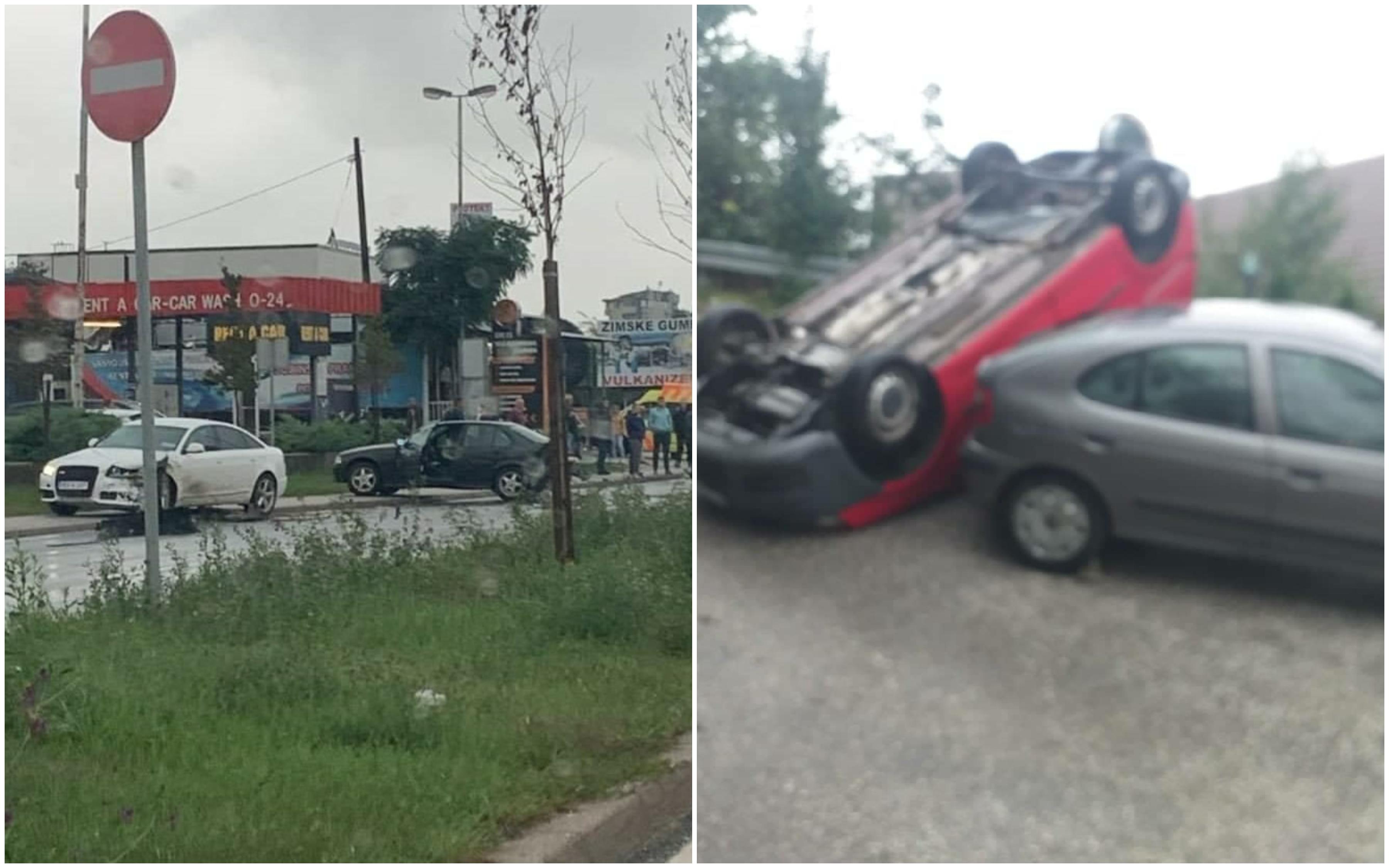 Haos u Sarajevu: Uništeni automobili, jedan završio na krovu, oprezno vozite