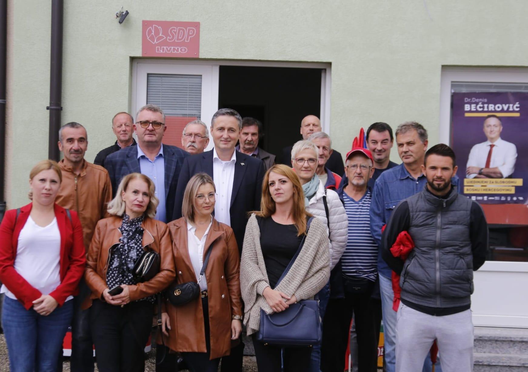 Bećirović u Livnu: Zajedničkim radom pokrenuti ekonomiju i podići životni standard građana