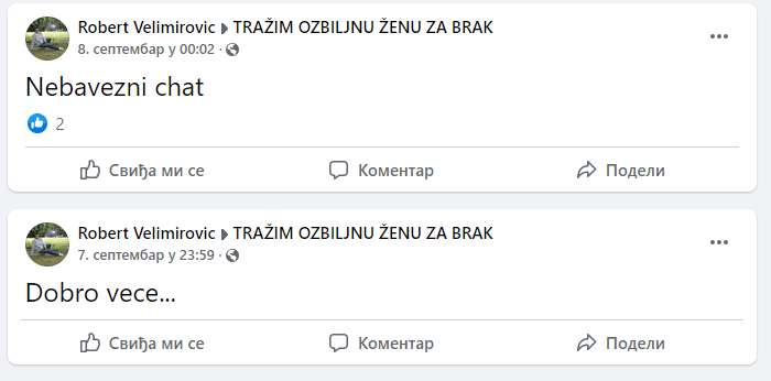 Objave na Facebooku - Avaz