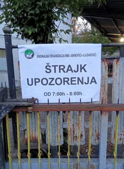 Sa održanog štrajka upozorenja - Avaz