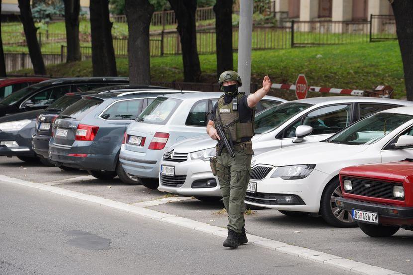 Veljko Belivuk i Marko Miljković stigli u Specijalni sud: Voždovac okupirala policija sa dugim cijevima