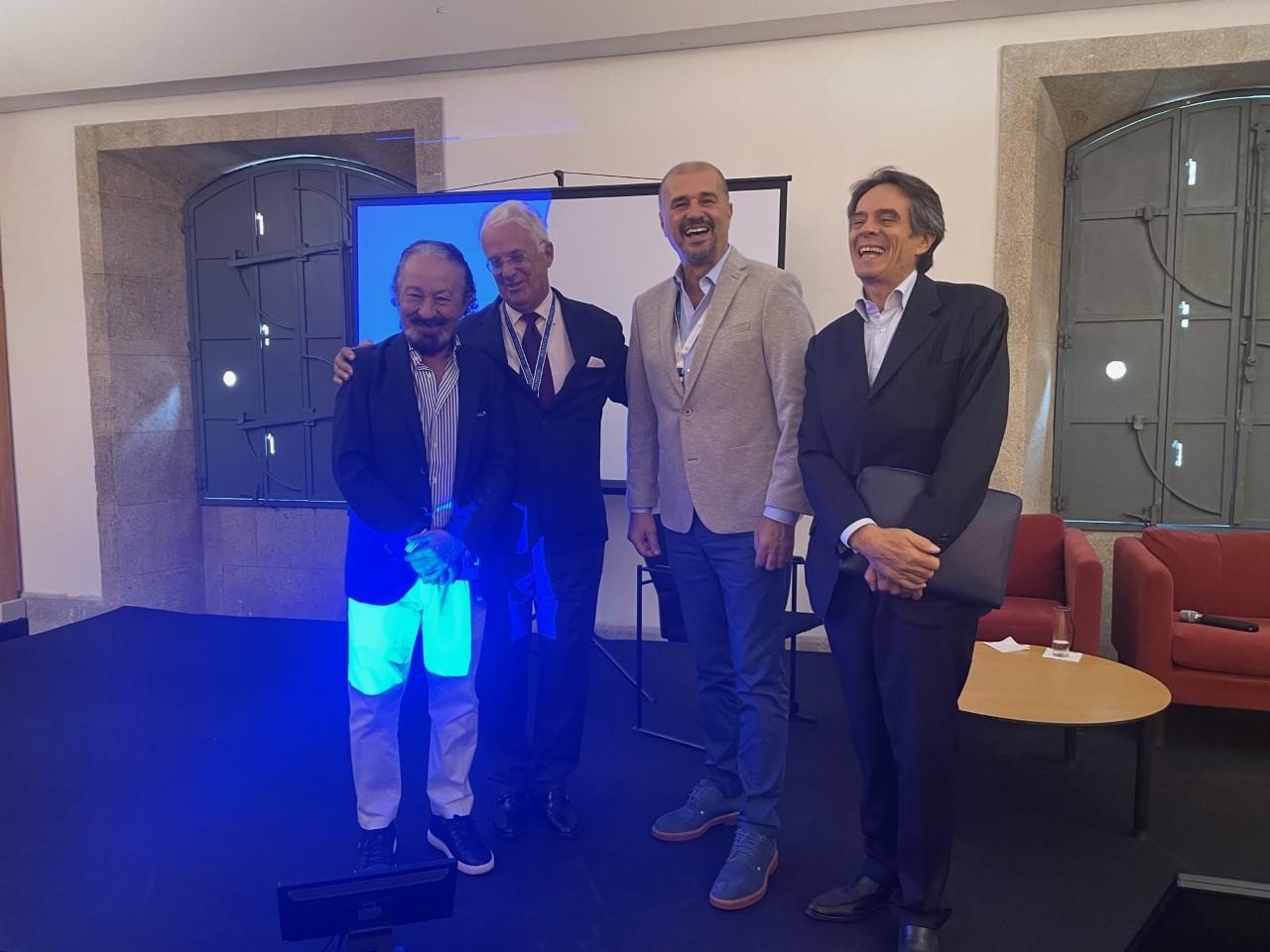 Prof. dr. MP Ceravolo (Rim), prof. Michele Zocchi (Milano), prof. dr. Reuf Karabeg i  prof. dr. Pericetti (Rim) - Avaz