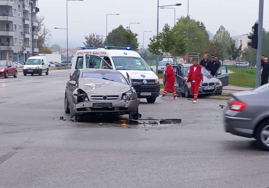 Sudar dva automobila u Banjoj Luci: Ima povrijeđenih