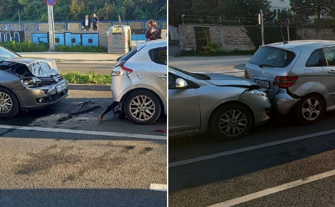 Haos u Sarajevu: Kod Željinog stadiona krš i lom, sudarila se četiri automobila