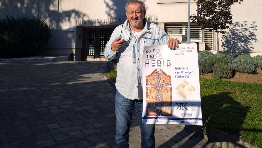 Radovi bh. umjetnika Adina i Mie Hebib na izložbi "Tuzlacima s poštovanjem i ljubavlju"